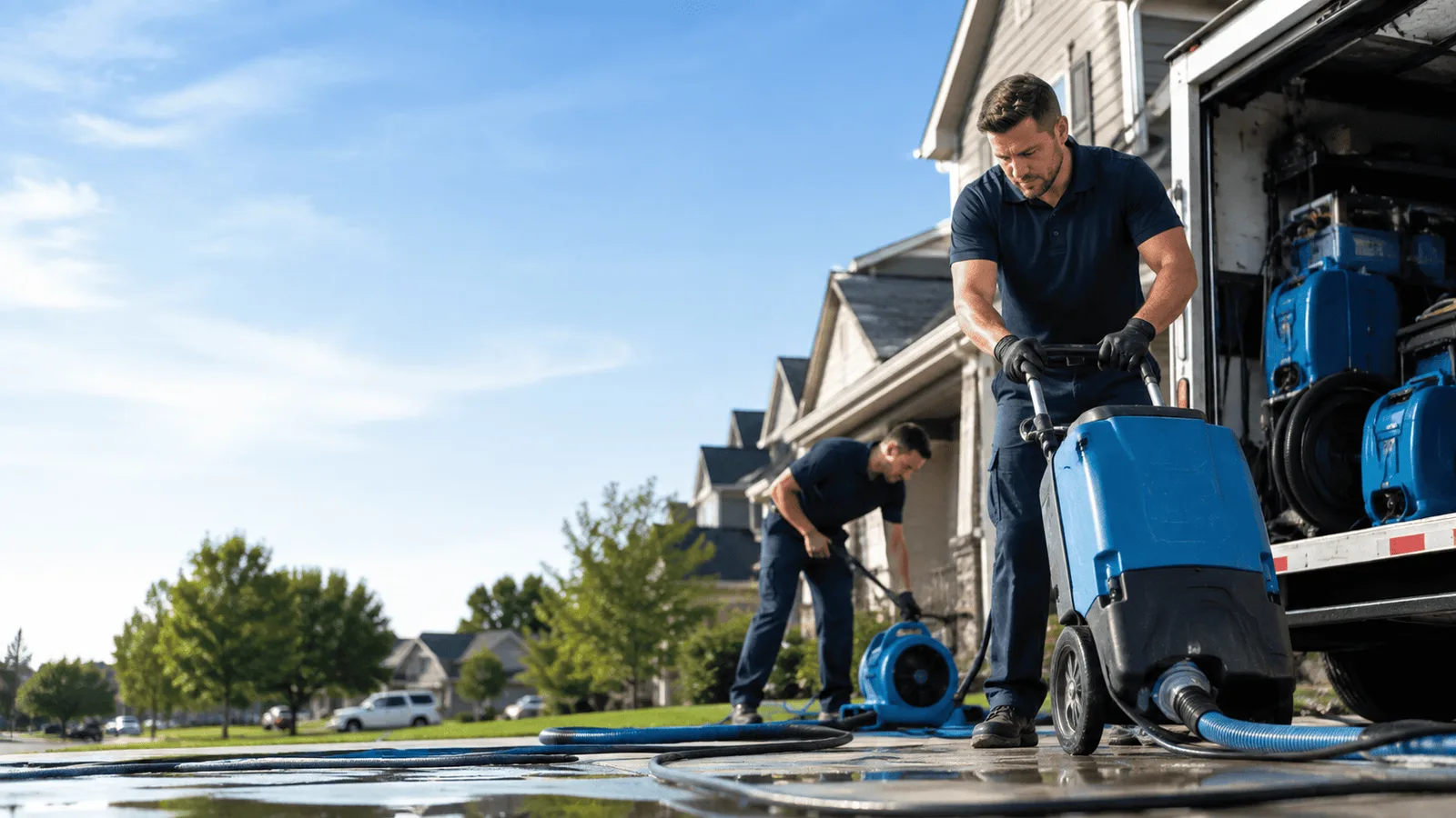 Structural Drying being performed in Grandville, MI